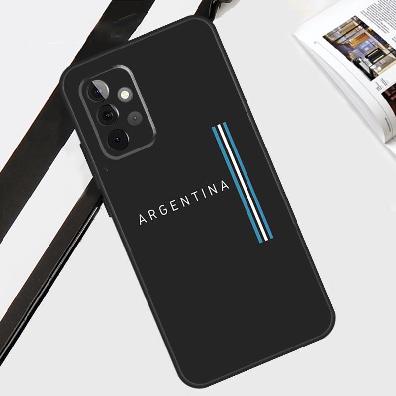 Argentina Flag Case For Samsung Galaxy A06 A56 A36 A26 A16 A54 A34 A14 A12 A22 A32 A52 A13 A53 A15 A35 A55