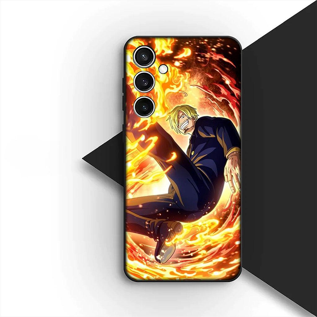 One Luffy Pieces Sanji Roronoa Zoro Silicone Phone Cover for Apple iPhone 17 Air 12 13 Pro Max Mini ProMax 7 + 8 Plus Soft Case