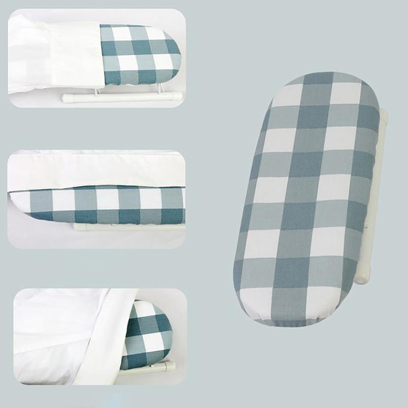 Folding Mini Ironing Board With Folding Legs Portable Household Clothes Ironing Rack Home Supplies Heat Resistant Ironing Cover