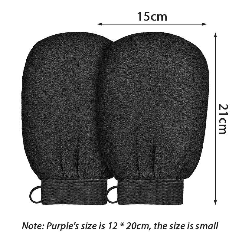 Вискоза для ванн для пилинга, отшелушивающая перчатка для душа, скраб, перчатки для массажа тела, губка для мытья кожи, увлажняющая спа-пена