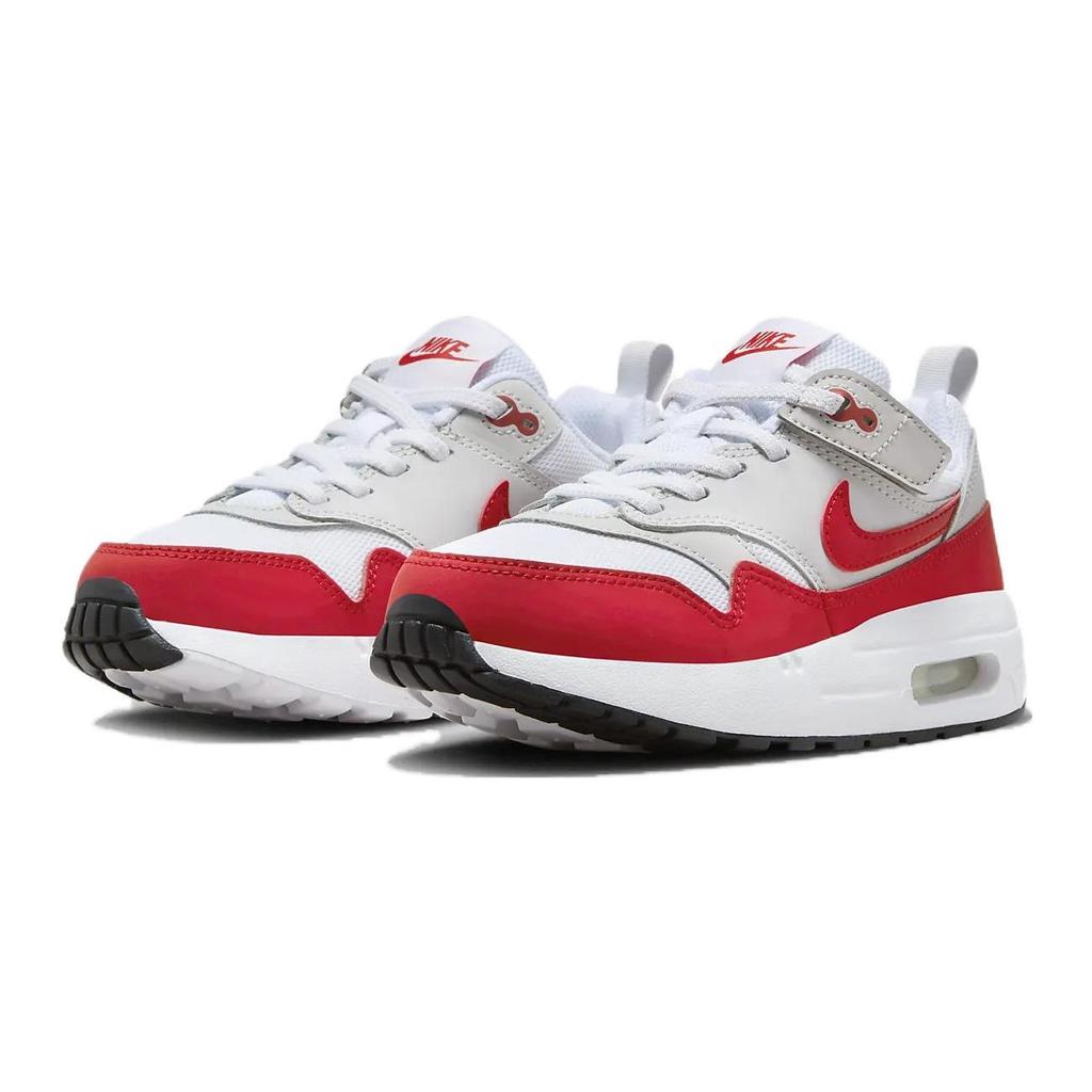Nike Детские кроссовки Air Max 1 EasyOn PS Red 2023 Нейтрально-серый Белый Черный DZ3308-003