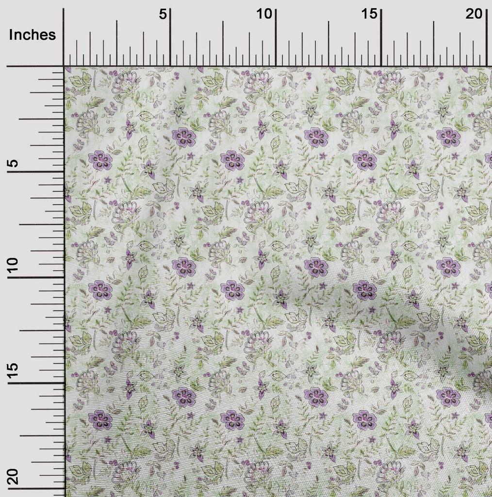 oneOone Хлопок Флекс Светло-зеленый Ткань Батик Ткань для шитья Набивная Ткань для рукоделия на отрез 40 дюймов