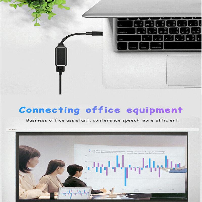 YurKem OTG USB 3,1 Тип C к HDMI Кабель-адаптер 4K HD TV для Samsung Note 8 S8 S9 Конвертер для телефона, ноутбука, подключенного ТВ-монитора