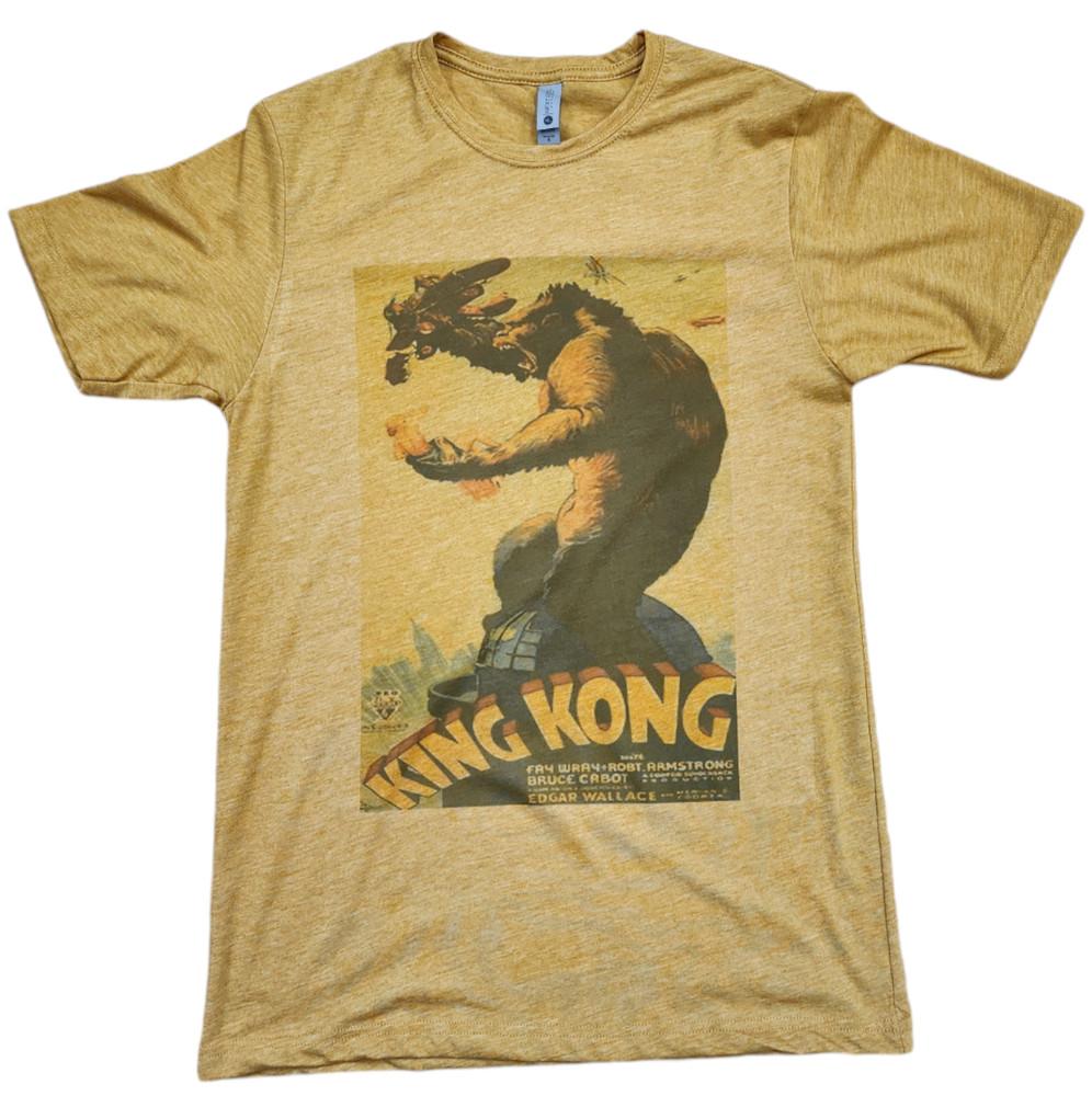 King Kong vintage movie poster quality unisex tshirts soft style gift Unisex T-Shirt