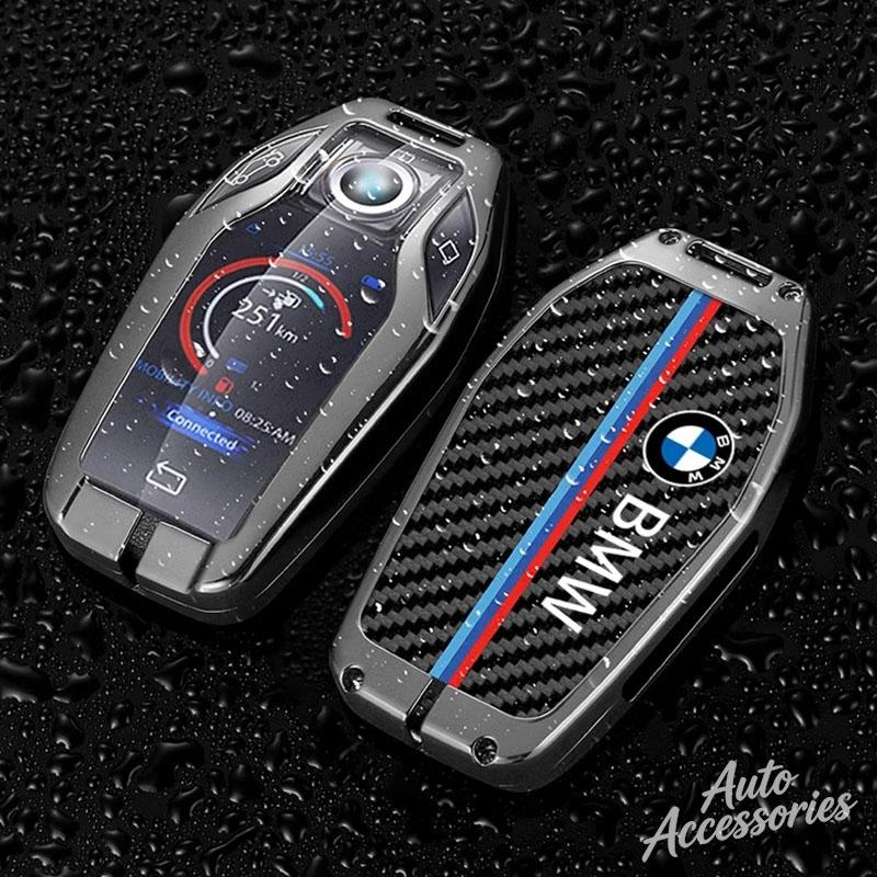 MLKL5 Car Key Case Cover Bag Keychain Accesories For Bmw 1 3 5 7 Series X1 X3 X5 X6 X7 F30 G20 F34 F31 G30 G01 F15 G05 I3 M4 Series