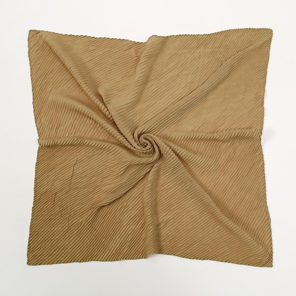 Fashion Pleated Square Scarf For Women Cotton Hijab Headscarf Islam Turbans For Women Hijab Femme Musulman Head Wraps