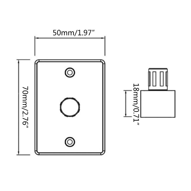 DC12V 5A PWM поворотный светодиодный диммер для галогенных/ламп накаливания/шайбы/тента, подходит для дорожного прицепа, морского авто