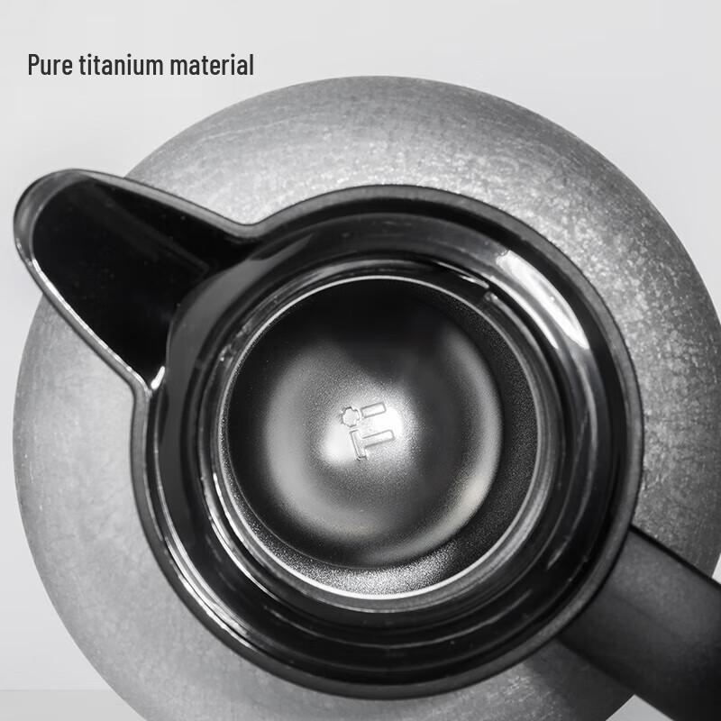 MEIISEO 1.4L Pure Titanium Tea Pot with Smart Temperature Display