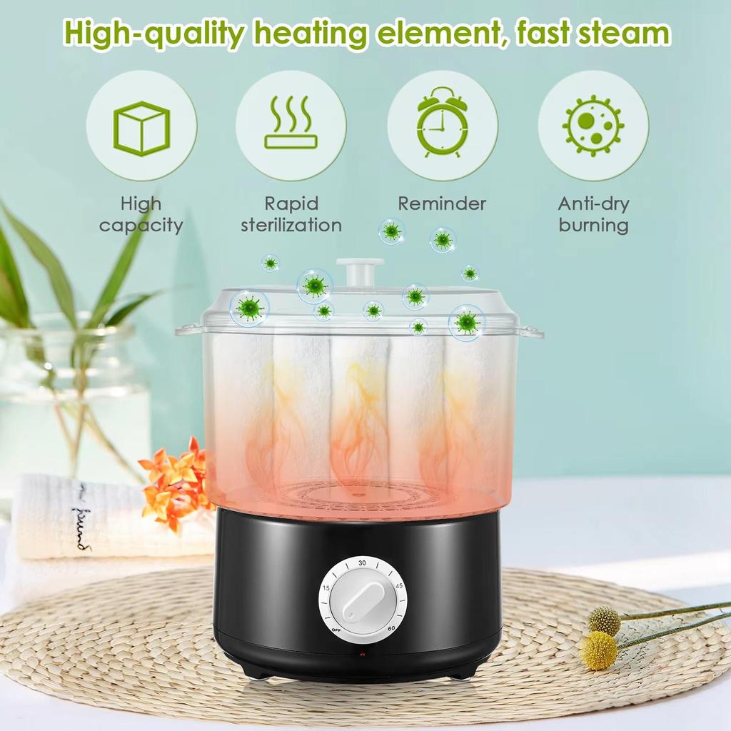 Быстрый нагрев СПА-полотенцесушителя, нагревателя для полотенец, отпаривателя для полотенец, дневного многоразового использования для маникюрного салона, парикмахерской и горячего бритья