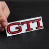 YKPSC1 New R Emblem Car Metal Body Tail Trunk Sticker Accessories For VW GTI Rline Polo Golf MK8 Touareg Passat Magotan CC