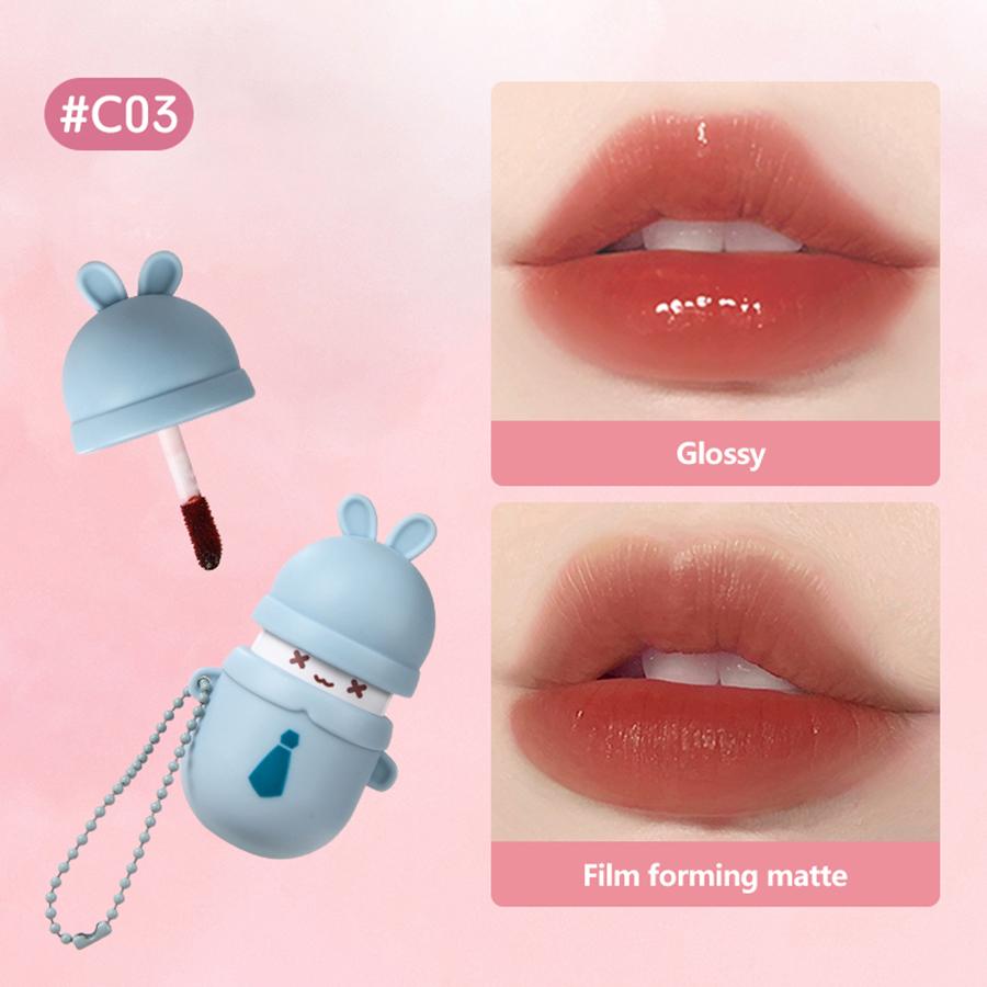 Легкая антипригарная чашка с водяным туманом Liptint Glaze Верхняя пленка для губ и матовая жидкая помада для макияжа