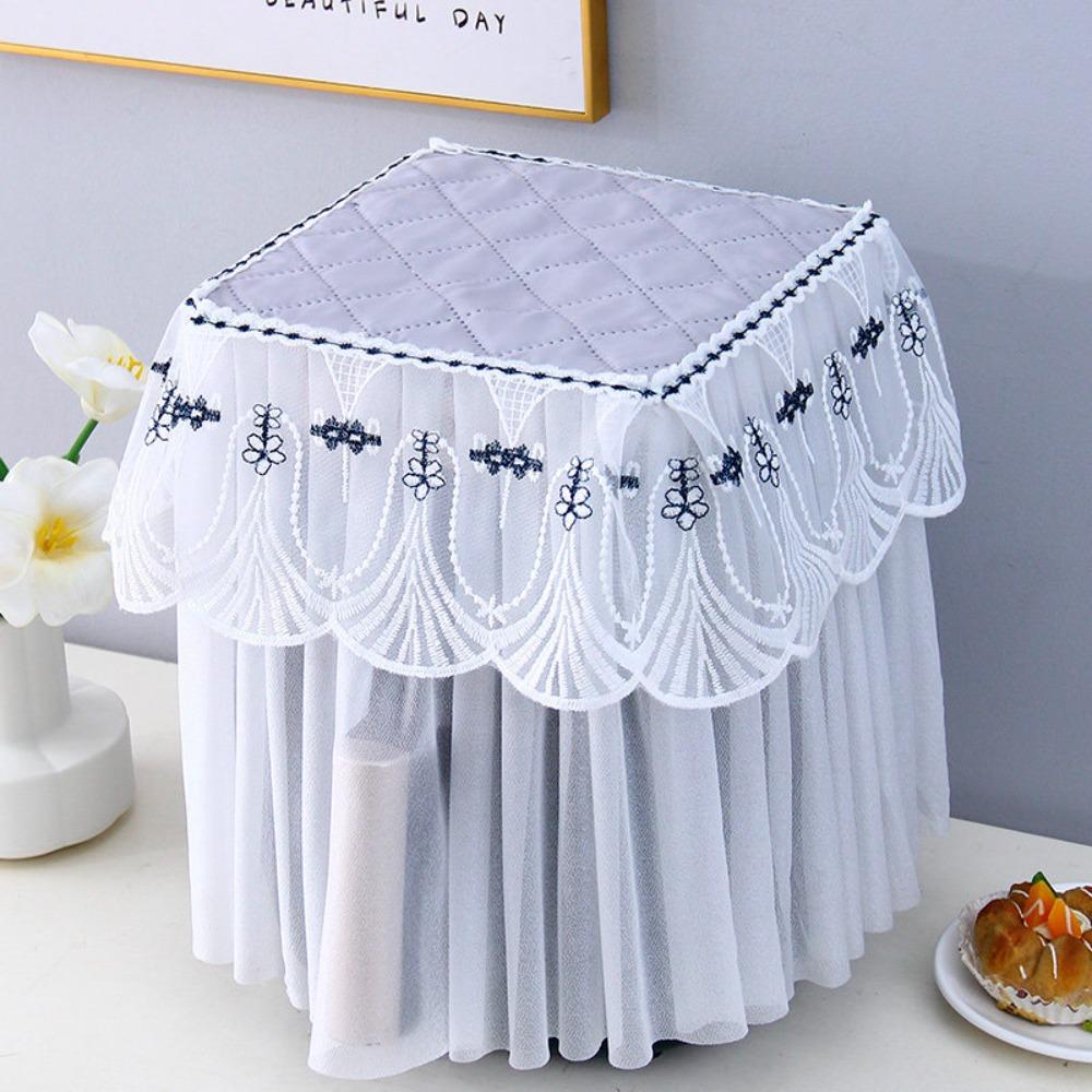 Lace Air Fryer Dust Cover Pastoral Style Cooker Protector Appliances Dustproof Cover Air Fryer