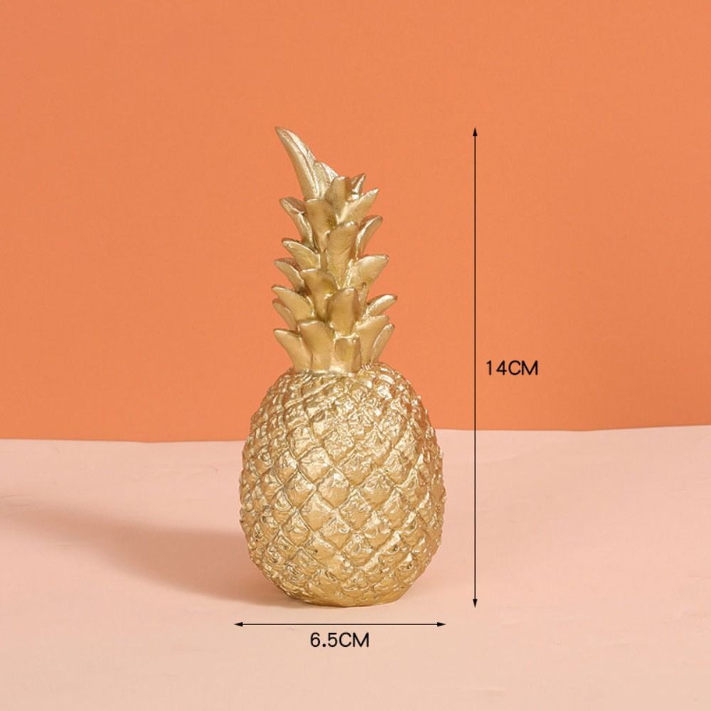 White/Black/Gold Pineapple Resin Decoration Resin Pineapple Craft Ornaments Resin Crafts  Office