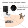 4L Pet Feeder Button WiFi Camera Automatic Cat Feeder Smart Dog Food Dispenser WiFi Timing Video Stainless Steel Feeding Bowl