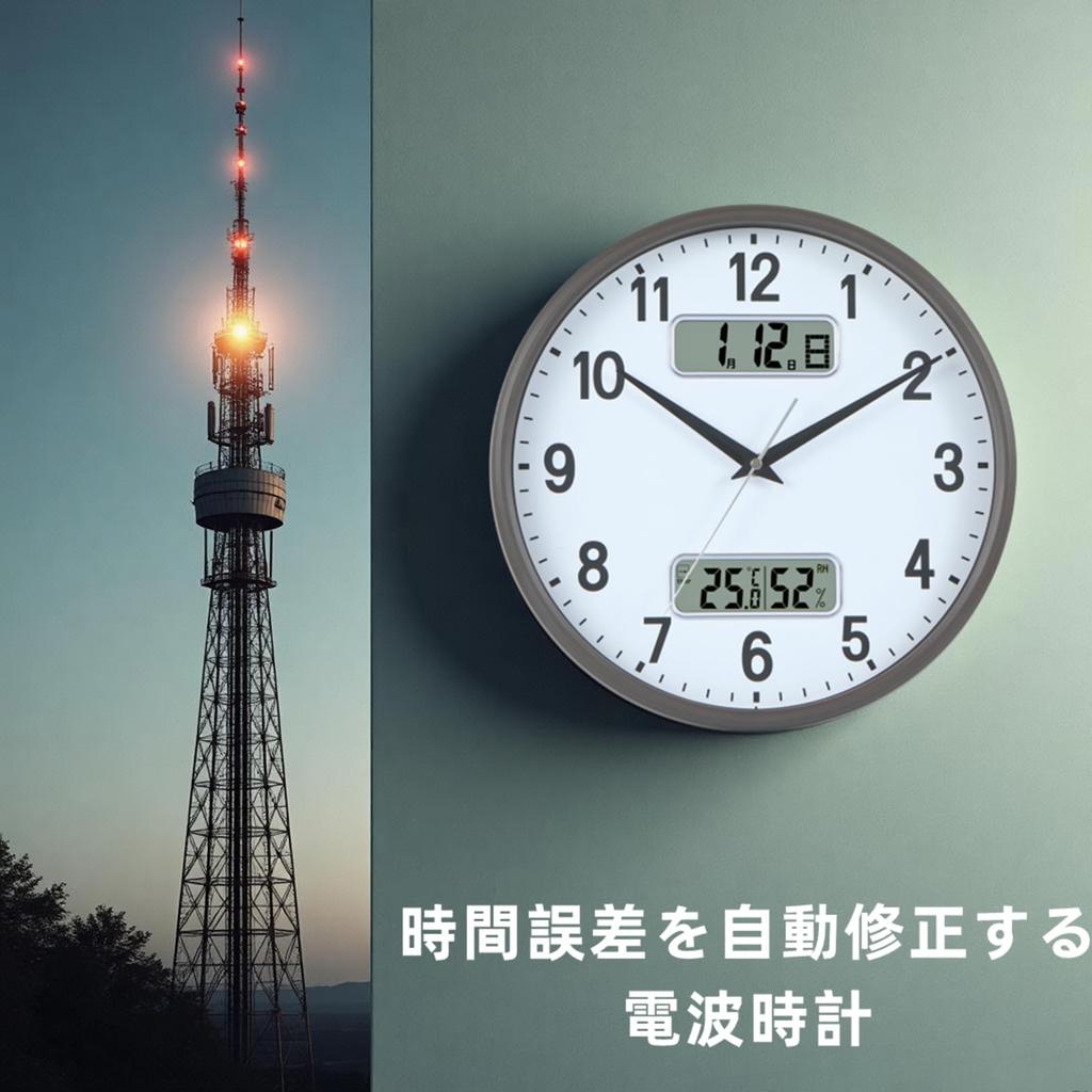 Радио 32 см аналоговый календарь непрерывная секундная стрелка коричневого цвета часы, диаметр, часы, в комплекте, индикация температуры/влажности, бесшумный, стрелка,