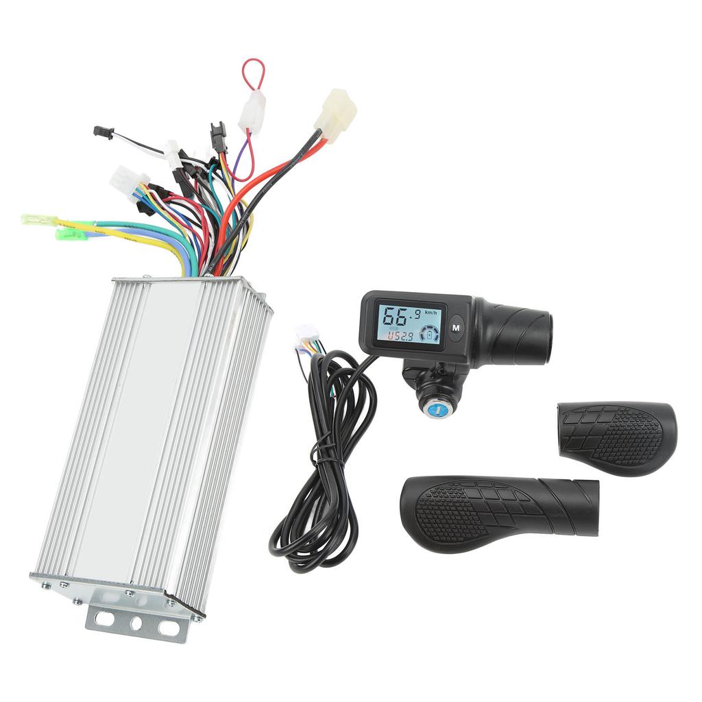 36V 48V 1000W Electric Bike Motor Brushless Controller 805 LCD Panel Split Throttle Grip for 22.5mm