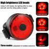 LED Bike Rear Light Waterproof Portable Safety Light Cycling Rear Tail Led Lamp Small Safety Light for Outdoor Cycling