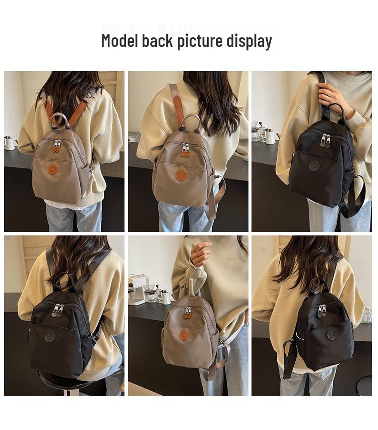 Korean Style Waterproof Nylon Backpack for Women - Large Capacity Commuter and Mummy Bag