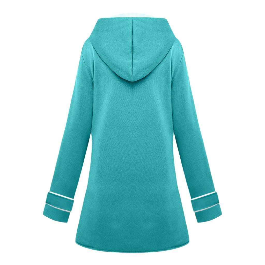 Женское зимнее пальто, теплое мохнатое пуховое пальто с капюшоном и пуговицами, куртка