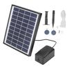 10 В 6 Вт постоянного тока микро-солнечный насос для пруда, регулируемая солнечная панель, фонтанный воздушный насос, комплект с пузырьковым камнем