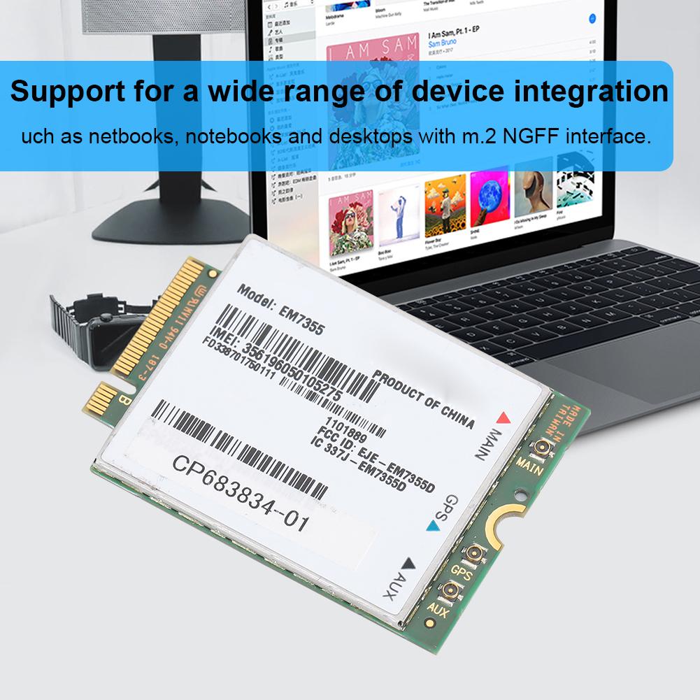 Для Sierra Wireless AirPrime EM7355 100 Мбит/с Встроенный 4G LTE модуль для ноутбука для AT&t Verizon Sprint