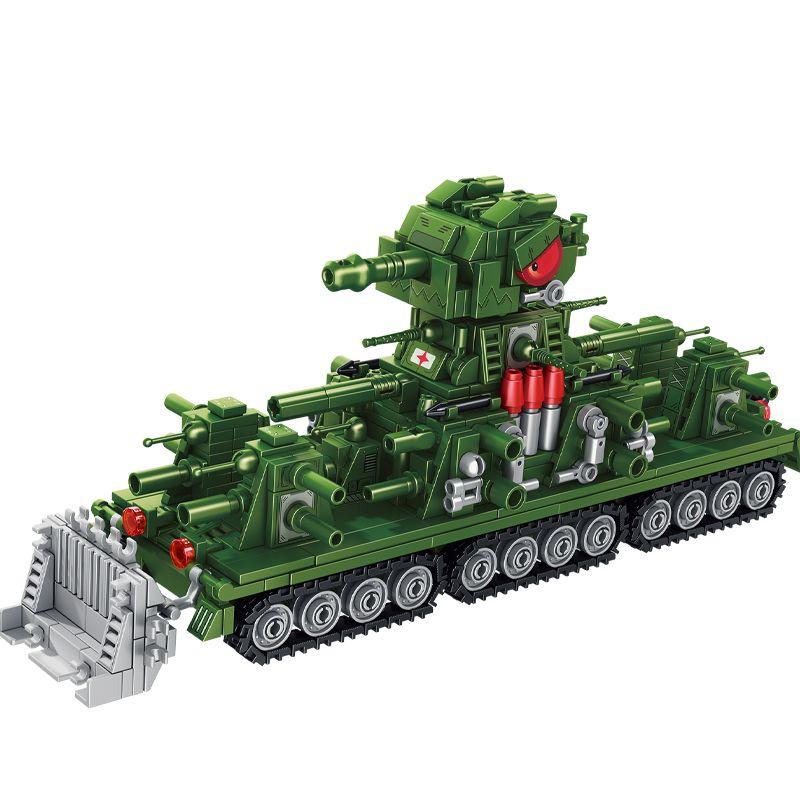 Мир Танков Ultimate KV44 Carl 44 Строительный Пазл Игрушка KV99 Ultimate Leviathan