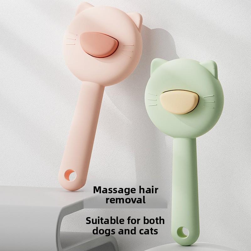 Cat Comb Pet Brush Cat Styling Comb Massage Hair Removal Comb Pet Dog Hair Removal Floating Hair Comb Deshedding Undercoat Grooming Shedding Tool