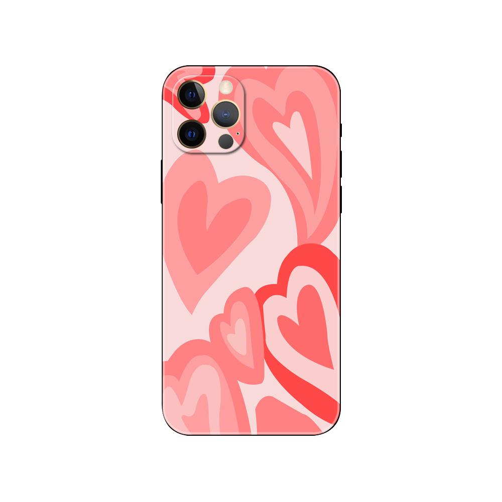 Чехол для телефона Love Heart для iPhone 5 5s 2020se 6 6s 7 8 plus x 10 XR XS 11 12 13 mini pro MAX черная задняя крышка из ТПУ