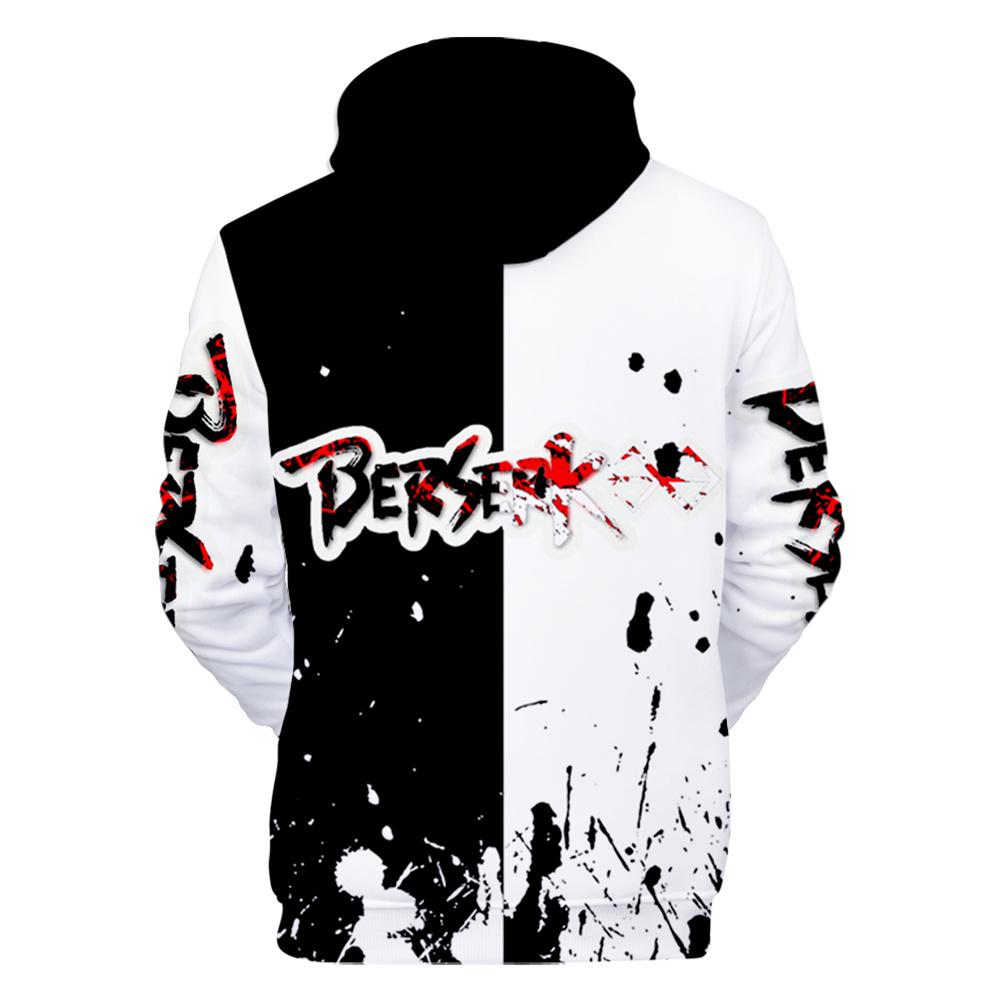 Весенне-осенние мужские толстовки с 3D принтом японского аниме, толстовка большого размера, готический пуловер с длинными рукавами, мужская толстовка, топы в стиле Харадзюку