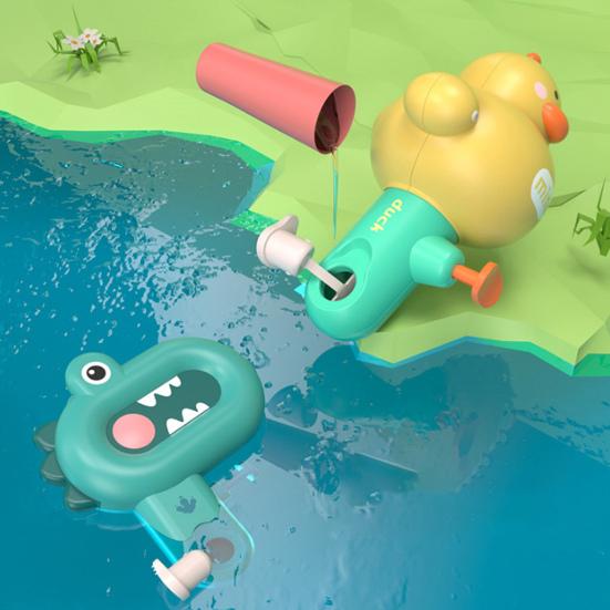 Мультяшная водная игрушка для детей Мини-водный пистолет Портативная для игр на улице Многоразовая Не протекает Веселая летняя игрушка для бассейна Подарок для детей