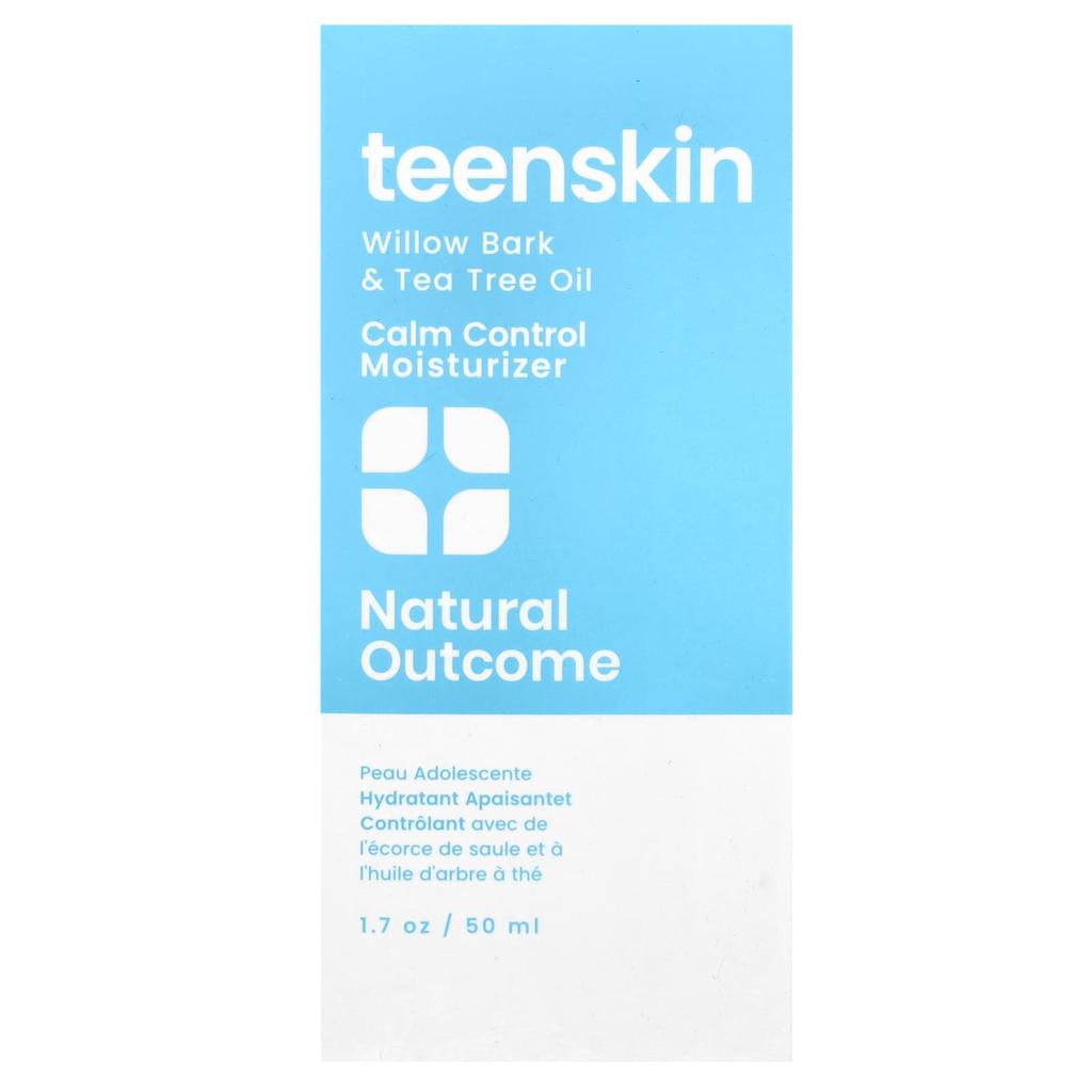Natural Outcome TeenSkin, Увлажняющий крем Calm Control, 1,7 унции (50 мл)