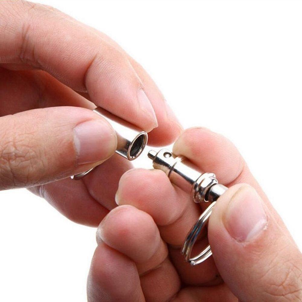 Карабины для выживания с двумя головками, съемные, съемные, дужки, брелки для ключей, брелок, держатель для ключей