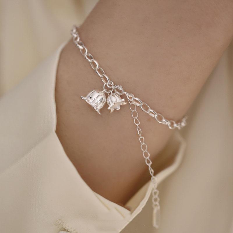 Lily Of The Valley Bracelet Is Fresh, Sweet And Light Luxury Super Immortal Mori Early Spring Girl Heart Flower Bracelet