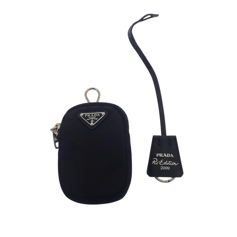 PRADA  1BH046 Shoulder Bag black/NERO Nylon/leather Women