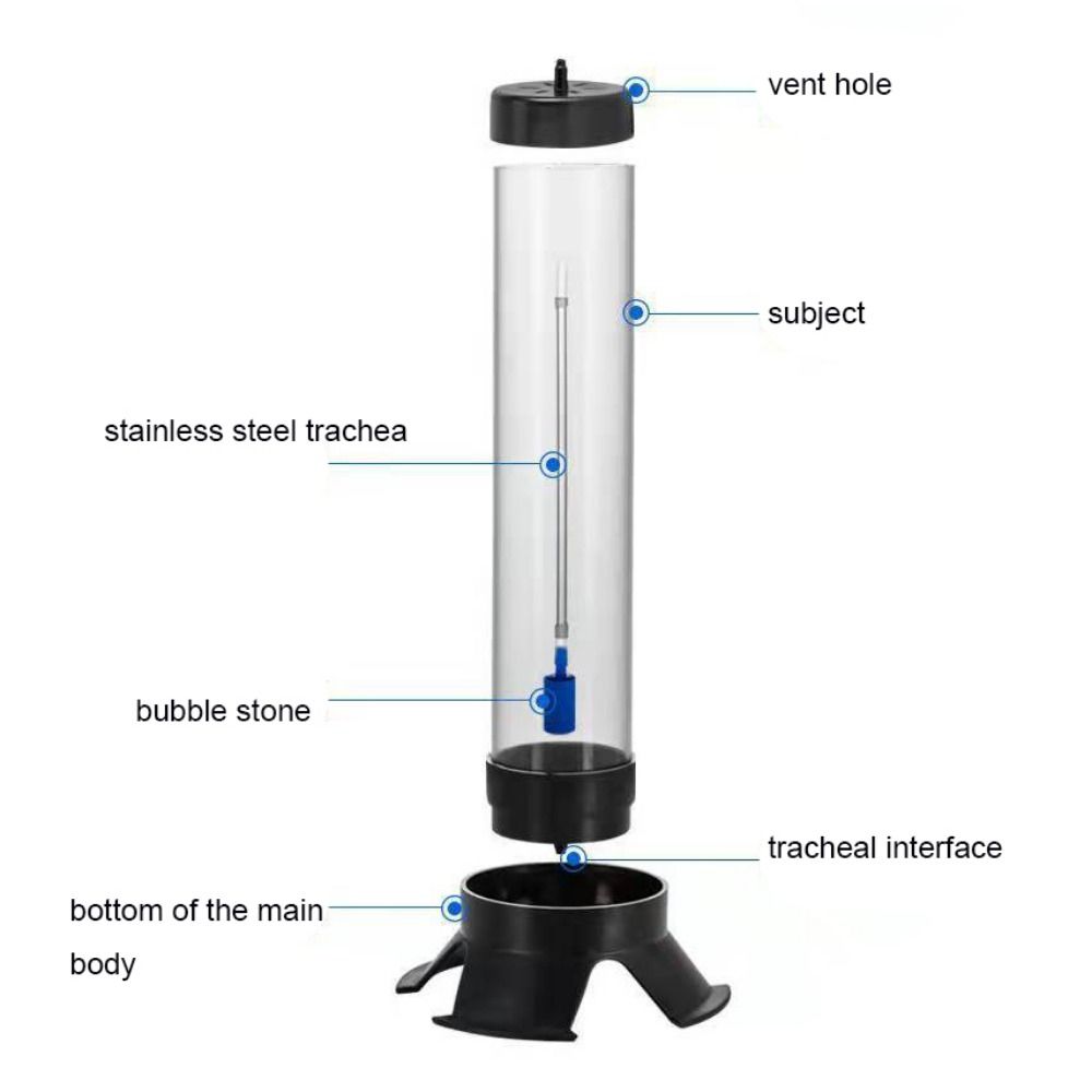 Removable Artemia Eggs Incubator Plastic Fish Egg Bucket  for Aquarium Brine Shrimp