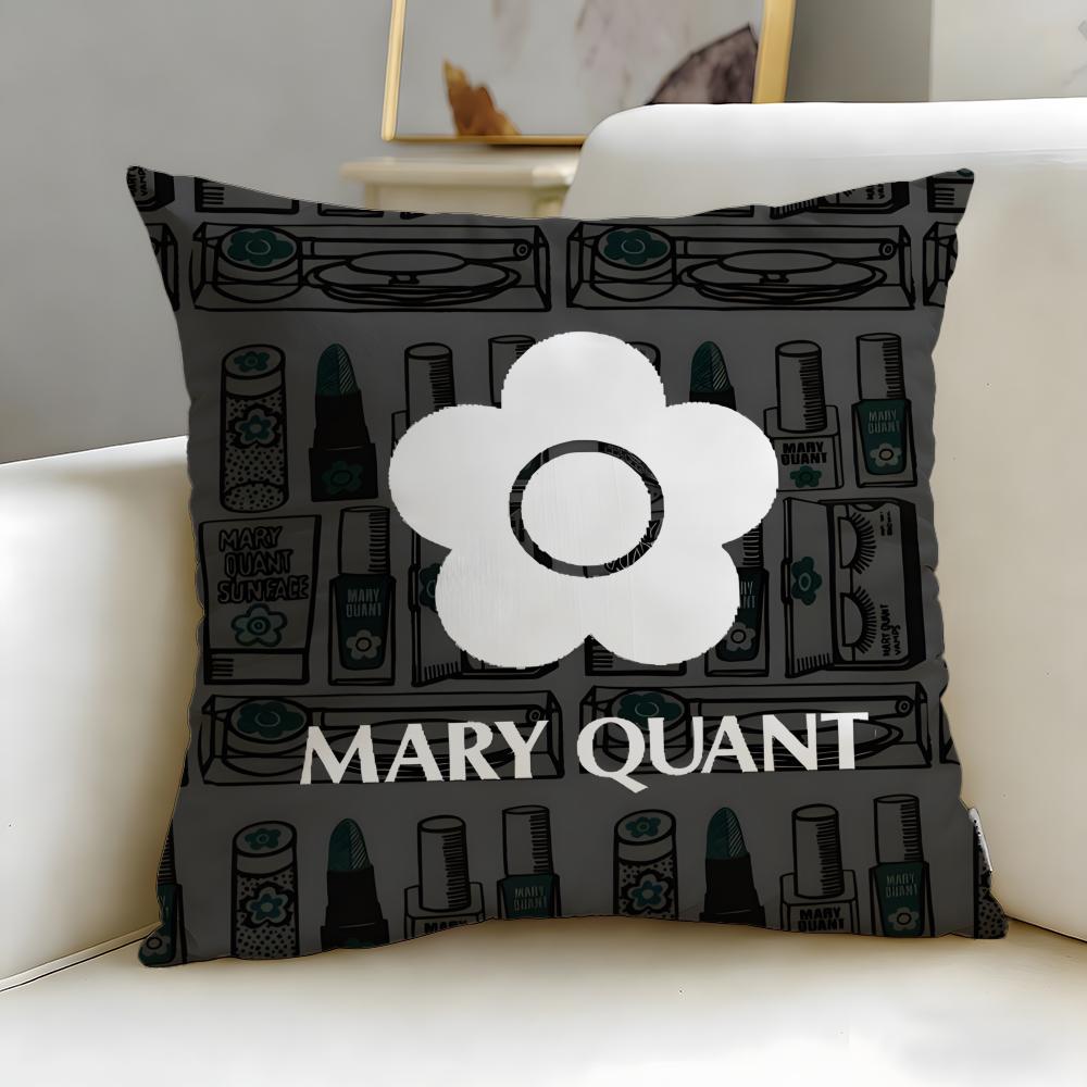 classic fashion designer Mary Quant Cushion Cover Soft  EasyWash Pillow Case  Versatile for Couch Bed Travel and Office