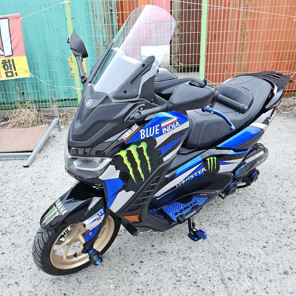 Yamaha NMAX155 (20-24) Нескользящая алюминиевая подножка/педаль с ЧПУ