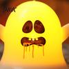 Safe LED Halloween Accent Light 6 Pcs Ghost Decorative Light, Color Changing Warm Flameless Battery-Operated Battery Operated Lamp Mini Spirit