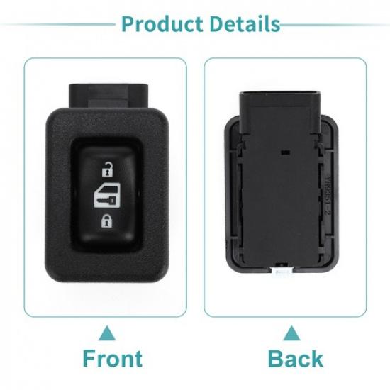 Pack of 1 For Chevrolet Silverado 1500 2003-2006 Car Door Lock Switch Black