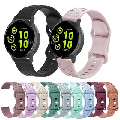 Модный силиконовый ремешок для часов Garmin Vivoactive 5 4 3 4S Venu 3 2 SQ 245 Силиконовый браслет 18мм 20мм 22мм