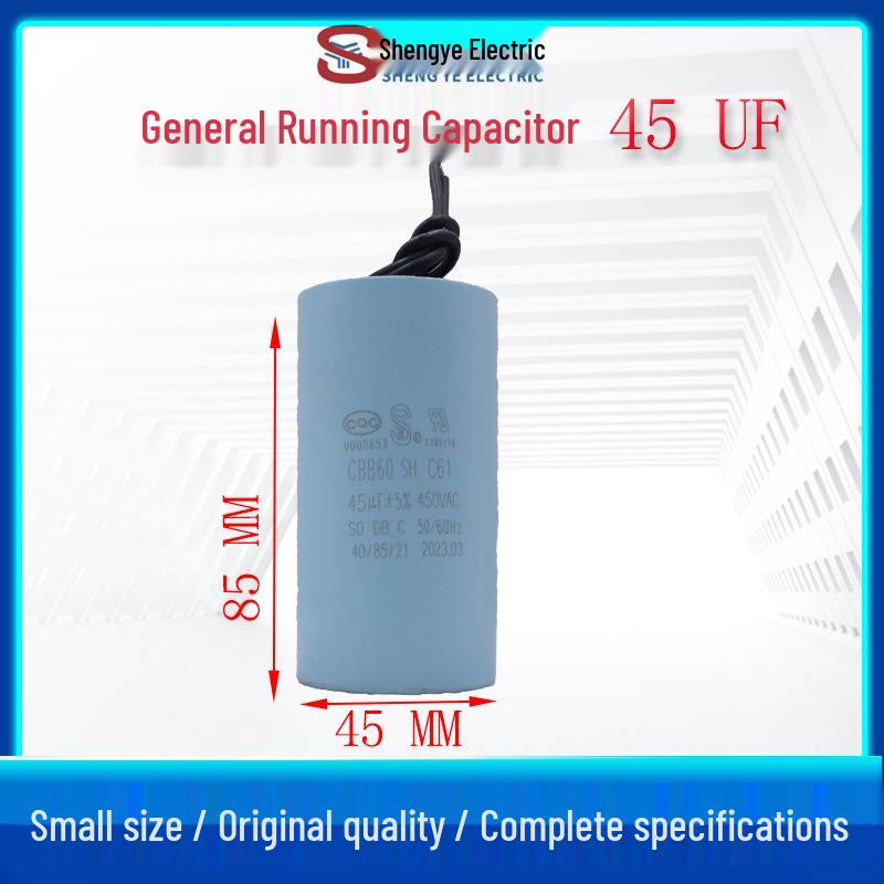 Sheng Ye CBB60 Capacitor for Circulating Pump Wall-Mounted Boiler/Oxygen Concentrator 2-6UF