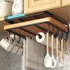 Kitchen Storage Hanger Iron Hooks Shelf Rack Multifunction Hanger For Kitchen Gadgets Cabinet Cupboard Dish Organizer Holders