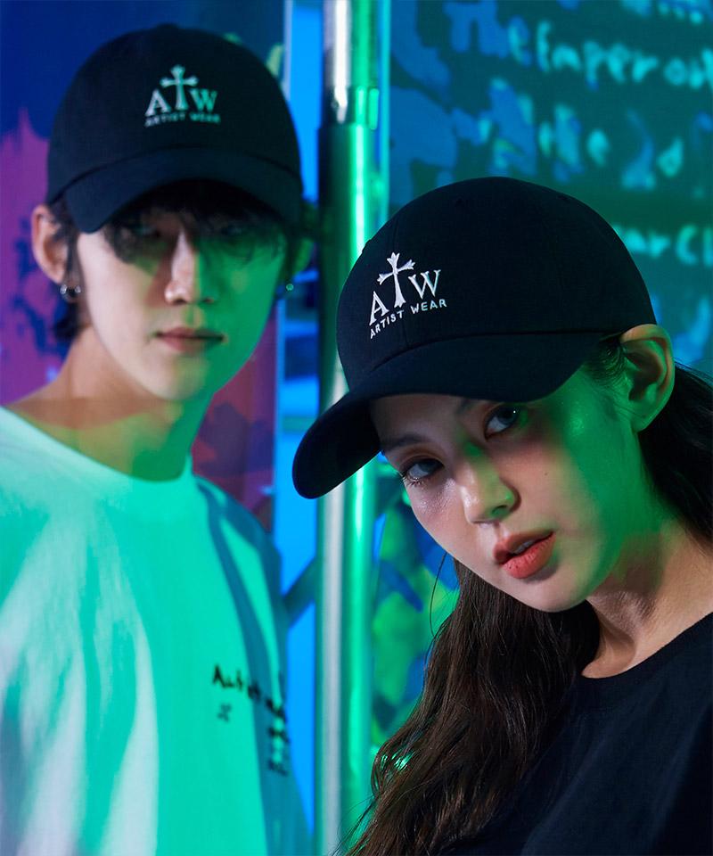 ARTISTWEAR [Atw] Бейсболка с вышивкой фирменного логотипа_Чёрный