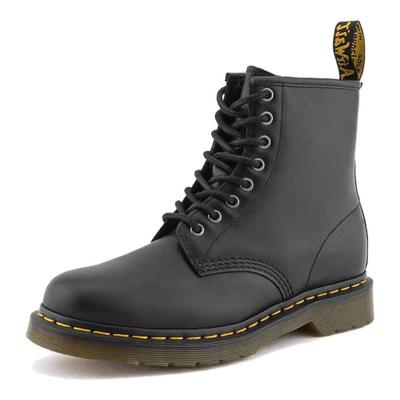 Доктор. Ботинки до середины икры унисекс Martens из кожи, удобные, модные, универсальные, черные 32131001
