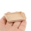1:12 Dollhouse Miniature Wooden Plate Simulation Tray Model For Doll House Decor