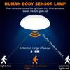 Светодиодная потолочная лампа с датчиком движения 12 Вт 24 В Освещение для умного дома Светодиодные потолочные светильники для прихожей, балкона, коридора 85-265 В