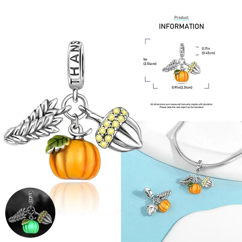 Рождественские Шармы Медь Лось Санта Клаус Бусина Снежинка Колокольчик Снеговик Шарм Подходит для Оригинального Браслета DIY Ювелирные Изделия