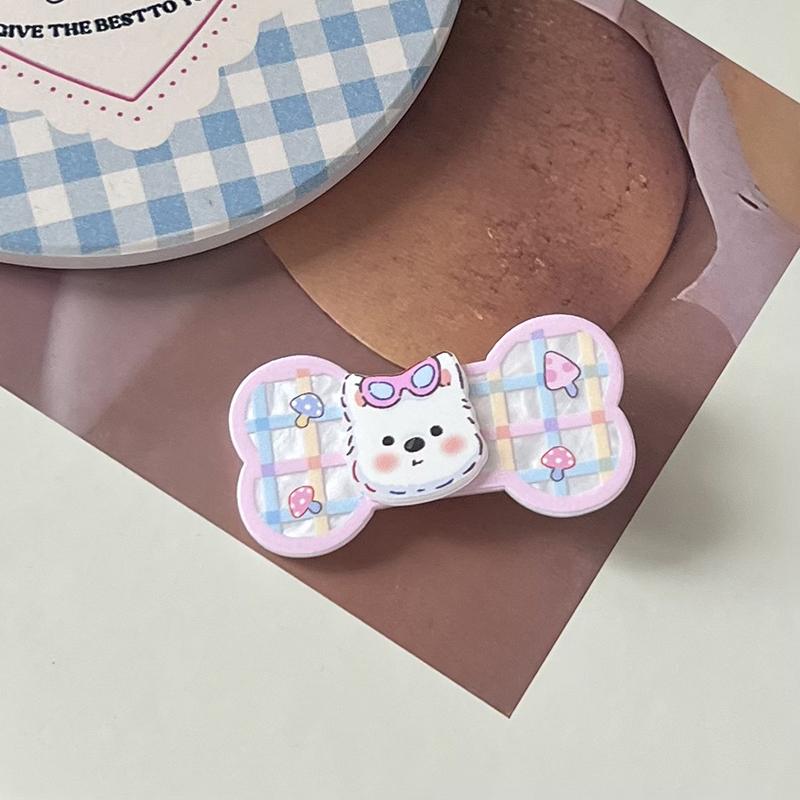 Милые заколки для волос с изображением мультяшных собак, милые забавные детские заколки, заколки для челки на бок, модные головные уборы, аксессуары для волос, подарки