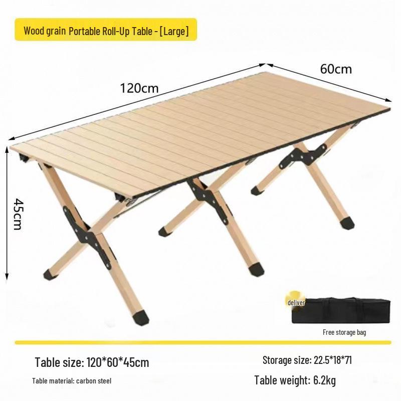 Портативный складной набор для кемпинга: стол и стулья – Сворачивающееся оборудование для пикника и выездной торговли