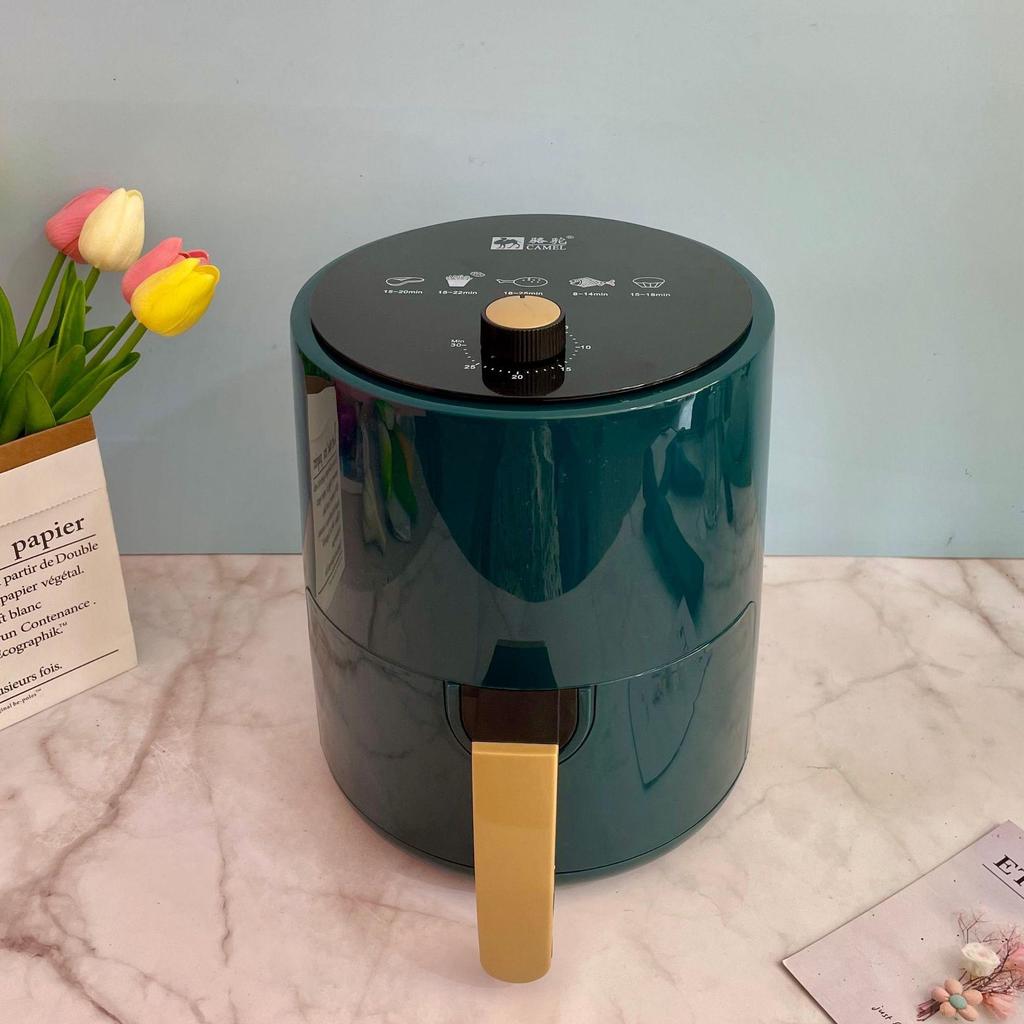 Верблюд 4л Бытовая Бездымная Аэрофритюрница - Механическая Электрическая Фритюрница для Картофеля Фри, Идеальный Подарок.